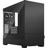 Fractal Design Pop Mini Silent Black - Tempered Glass Clear Tint - Bitumen panel and sound-dampening foam - TG side panel - Three 120 mm Aspect 12 fans included - mATX Silent PC Case