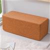 XWanitd Cuscino per divano, rettangolare, spesso, per testiera, lavabile (15 x 15 x 45 cm, arancione)