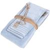 Fazzini COCCOLA Coppia ospite e Asciugamano - Taglia: 40x60/60x110,Colore: COCCOPP - Blue Fog