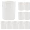 Hsthe Sea Confezione da 10 Manicotti antigoccia per Candele 44 * 60 mm coperture per portacandele Manicotti per Candele per lampadari coperture in plastica Tubi Base