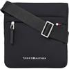 Tommy Hilfiger Borsa a Tracolla Uomo Signature Mini Crossover Piccola, Nero (Black), Taglia Unica