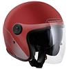 Tucano Urbano CASCO EL'JET Biking Red Opaco Grafica Grigia XL