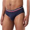 Emporio Armani Microfiber Essential Brief, Slip Uomo, Blu (Marine), XL