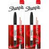Sharpie Pennarello indelebile a doppia punta | punta fine e ultra fine | nero | 1 pezzo