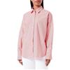 United Colors of Benetton Camicia 5rdldq04x, Rosa A Righe Rosse 67t, XS Donna