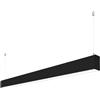 Profilo Lineare Nero a Sospensione in Alluminio per Striscia LED 1m e 2m Variante Lunghezza 1 Metro