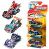 T-Racers Mix ´N RACE 3 Pack - Confezione da 3 auto da collezione, ogni auto può essere divisa in due con parti e ruote intercambiabili. Confezione 4/4