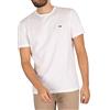 Lacoste TH2038 T-Shirt, Blanc, S Uomo