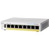 Cisco CBS250-8PP-D-UK switch di rete Gestito L3 Gigabit Ethernet (10/100/1000) Supporto Power over (PoE) Grigio [CBS250-8PP-D-UK]