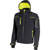 U Power Giacca Da Lavoro Impermeabile Antivento Space U-Power Nero E Giallo
