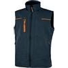 U Power Giacca Da Lavoro Smanicato Gilet Uomo Saturn U-Power Blu E Arancione
