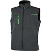 U Power Giacca Da Lavoro Smanicato Gilet Uomo Saturn U-Power Grigio E Verde