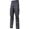 U Power Pantaloni Da Lavoro In Cotone Elasticizzato Slim Guapo U-Power Grigio