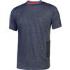 U Power T-Shirt Da Lavoro Con Tasca Road U-Power Cotone Blue