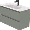 RiveShop - Composizione Allegra mobile con lavabo 60cm 2 cassetti : Finiture Allegra - Verde Salvia