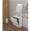 RiveShop - Composizione Allegra mobile con lavabo 60cm 3 cassetti a terra : Finiture Allegra - Verde Salvia