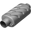 CAN-SB MARINE PLASTICS MARMITTA SILENZIATORE ORIZZONTALE TUBO Ø 90mm PER MOTORI ENTROBORDO