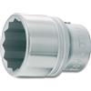 Hazet 1000Z-34 Inserto per Chiave a Bussola a Doppio Esagono, Argento, Attacco Quadro, Cavo, 20 mm 3/4 di Pollice