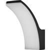 Novaline Applique Led da parete Apollo 12W Grigio scuro IP44 Bianco neutro 4000K Novaline