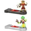 Akedo Ultimate Arcade Warriors Versus Pack Miss Slither Vs Axel Mini Action Figure Pronto, Lotta, Split Strike