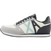 Armani Exchange Rio, Essential, Side Logo, Scarpe da Ginnastica Uomo, Navy Op White, 42 EU