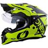 O'NEAL | Casco da moto | Enduro Motorcycle | Aperture di ventilazione per il massimo flusso d'aria e raffreddamento, calotta in ABS | Sierra Helmet R V.22 | Adulto | Neon Yellow Black | S