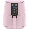 JOCCA - Friggitrice ad Aria Calda da 3,8 litri Linea Sweet Color Rosa| Friggitrice Senza Olio| Air Fryer| Timer| Temperatura Regolabile| Potenza di 1450W| Schermo LED Tattile| Risparmio Energetico