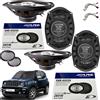 Alpine - no hertz Kit 4 Casse Altoparlanti Alpine Anteriori e Posteriori + Cavi per Jeep Renegade