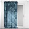 Douceur d'Intérieur Pannello con occhielli, 140 x 280 cm, in voile con stampa a schizzo, colore: Blu