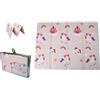 Aziamor Tappeto Unicorno Pieghevole per Pavimento Maxi per Bambini In Gomma Eva 120x90 cm