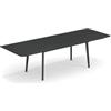Emu Plus4 piano tavolo allungabile 160+110x90 nero 24