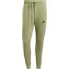 adidas Essentials Fleece Tapered Cuff 3-Stripes Pants - Pantaloni Uomo, Tent Green,