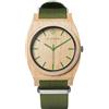 AB AETERNO Route Green Legno Acero Swiss Quarzo Verde Ipoallergenico Tessuto NATO Unisex Orologio