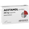 Amicafarmacia Acetamol Bambini 250 mg Paracetamolo 10 Supposte
