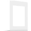 JUNOMI® Passepartout A2 (42x59,4 cm) Dimensioni Esterne - per Formato Immagine A3 (29,7x42 cm) - Spessore 1,5 mm - Colore Bianco Puro