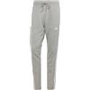 adidas Essentials - Pantaloni da Uomo in Spugna Francese Affusolati con Elastico a 3 Strisce