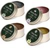 BBQ KING SPICES ARE ALWAYS THE SECRET BBQ KING - Multi Pack Pitmaster Rub per Barbecue, 4 Confezioni da 70 Gr di Dry Rub Bbq, Miscela di Spezie 100% Made in Italy, X1 Carbon Rub, X1 Citrus Butter Rub, X1 Wild Rub, X1 Espresso Rub