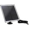 Folgtek Caricatore solare da 6 W, 5 V, per fai da te, pannello solare, IP65, impermeabile, con micro USB, portatile, per telecamere di sorveglianza CCTV
