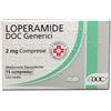 DOC GENERICI Srl Loperamide 15 Compresse da 2mg - Controllo Efficace della Diarrea