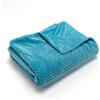 Amadeus Plaid a scacchi turchese, 130 x 170 cm, standard