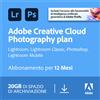 Adobe Photography Plan | Abbonamento annuale | 1 Utente | Adatto a Windows e Mac