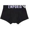 Emporio Armani Iconic Megalogo Boxer Uomo, Nero, XL