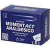 Angelini Momentact Analgesico 400mg Ibuprofene Granulato per Soluzione Orale, 12 Bustine