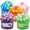 Ainiv Fluffy Crystal Slime Set, 5Pz Putty Slime Kit, Kit Fai Da Te Giocattolo Antistress, Super Elastico e Non Appiccicoso, Idea Regalo Giocattolo per Alleviare lo Stress per Ragazzi e Ragazze