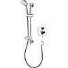 Ideal Standard - Easybox Slim, Kit doccia con miscelatore termostatico, Set da 7 pezzi per doccia, Cromato