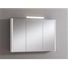 Leroy Merlin Pensile con luce Akira laccato bianco opaco L 100 x H 70 x P 15.5 cm