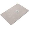 SANYCCES Piatto doccia SANYCCES in resina STRATO grigio L 100 x L 140 x H 2.7 cm effetto pietra