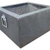 Leroy Merlin Base per ombrellone Base ombrellone Platino Set nero 4 pezzi 50 x 50 x 27 cm Ø 50 mm