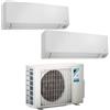 Daikin Condizionatore a muro multisplit inverter dual DAIKIN NEW PLUS 9K 12K classe raffreddamento A++, bianco