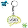 Portachiavi personalizzati plastica riciclata Hard Single 10-20 cm2 personalizzate o neutre